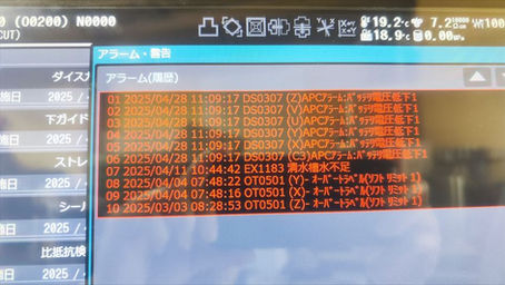 ファナック　APCアラーム