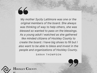 Advisory Board Member Spotlight: Sarah Thompson