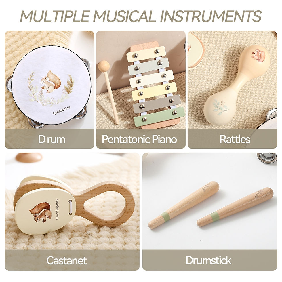 Thumbnail: Baby Wooden Music Set