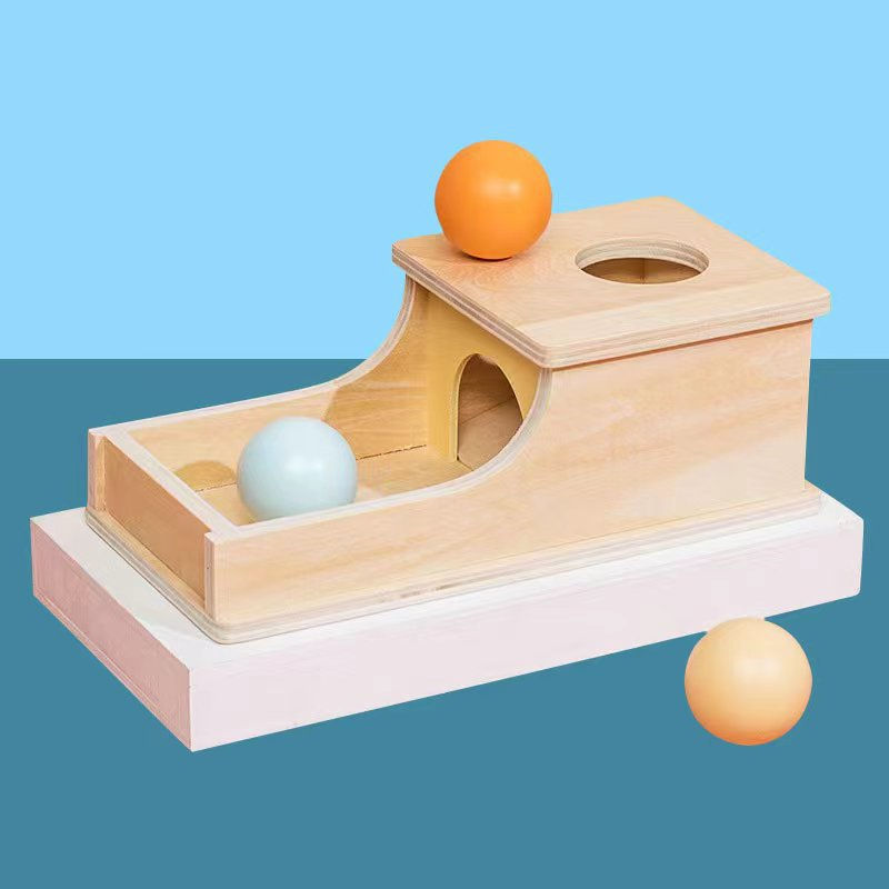 Thumbnail: Wooden Ball Drop Drawer Box
