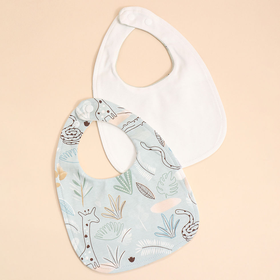 Thumbnail: Organic Cotton Bandana Bib Set — 4 Pack