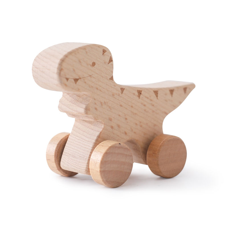 Thumbnail: Beechwood Dinosaur Puzzle Block