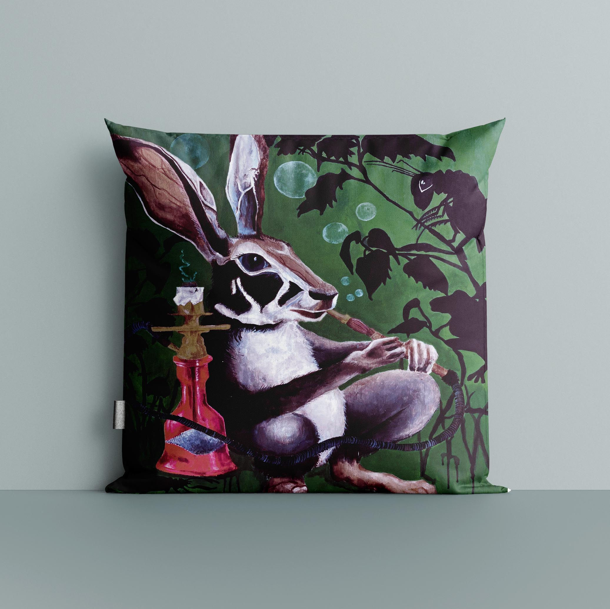 Smoking rabbit, kuddfodral