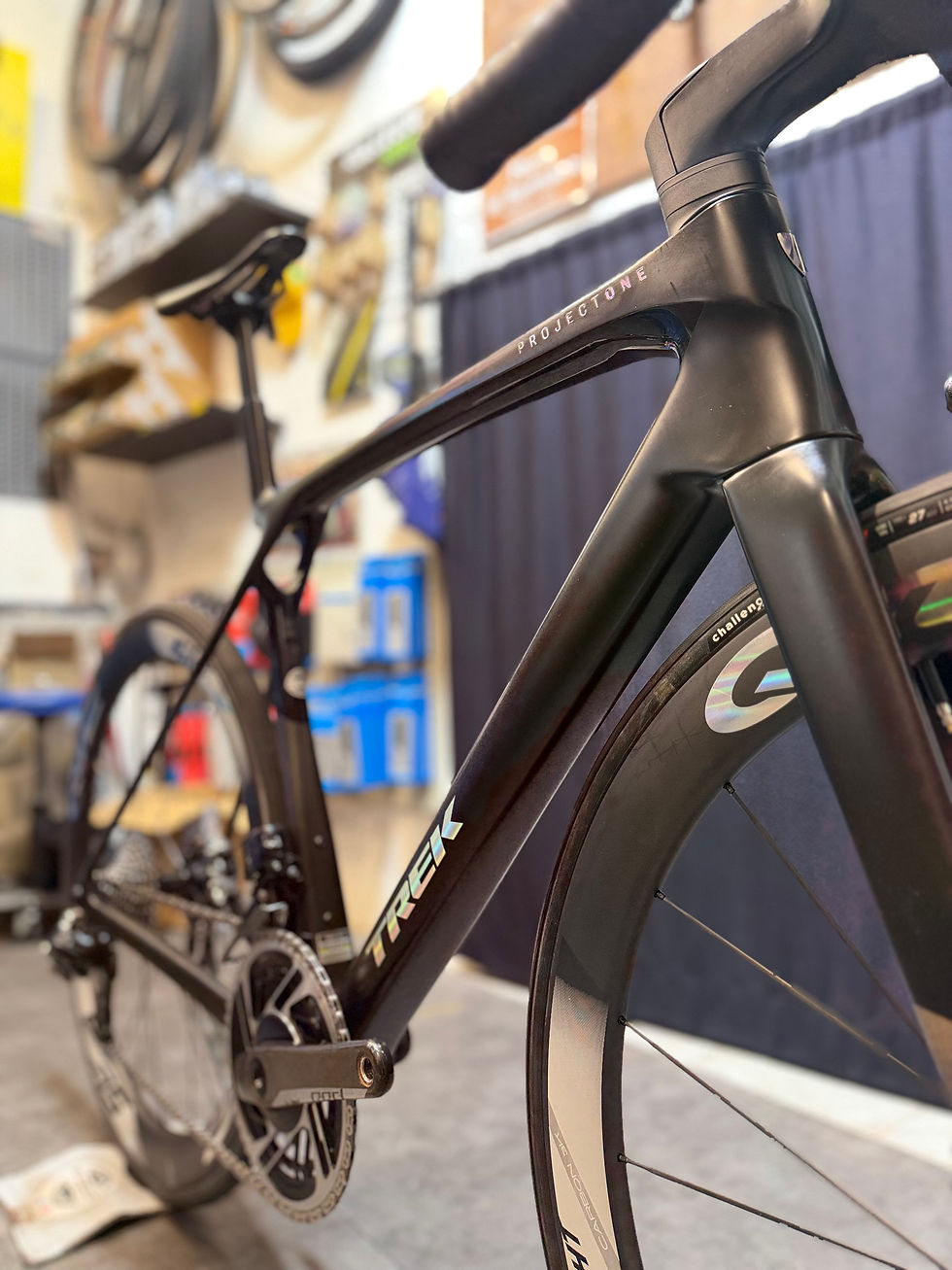 Miniatura: Triangolo anteriore del telaio e tubo obliquo — Trek Madone SLR 9 Gen 8 Project One