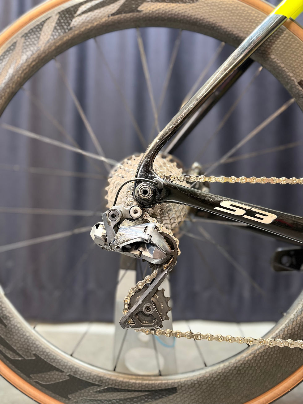 Miniatura: Cervelo S3 Fluoro/White