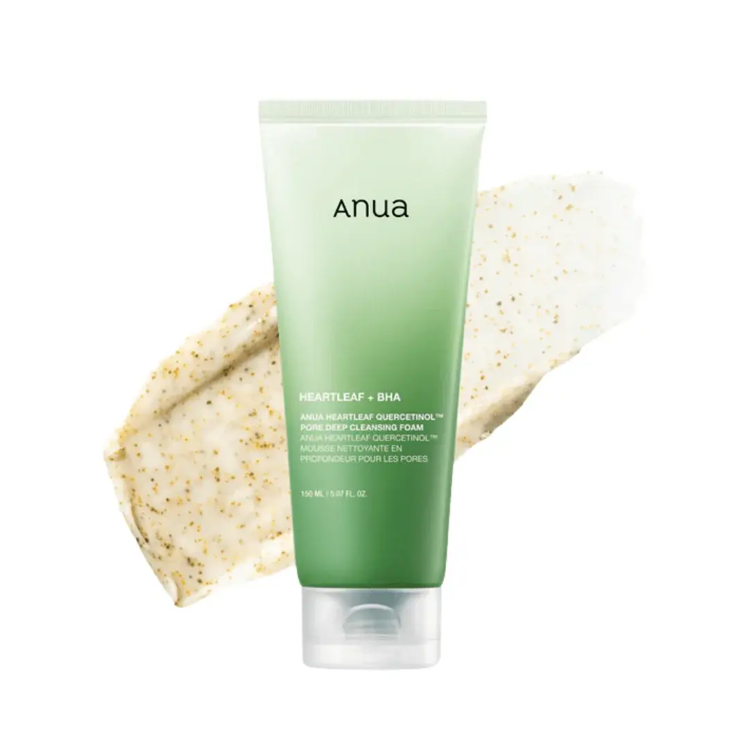 Anua - Espuma Limpiadora Heartleaf Quercetinol Pore Deep Cleansing Foam
