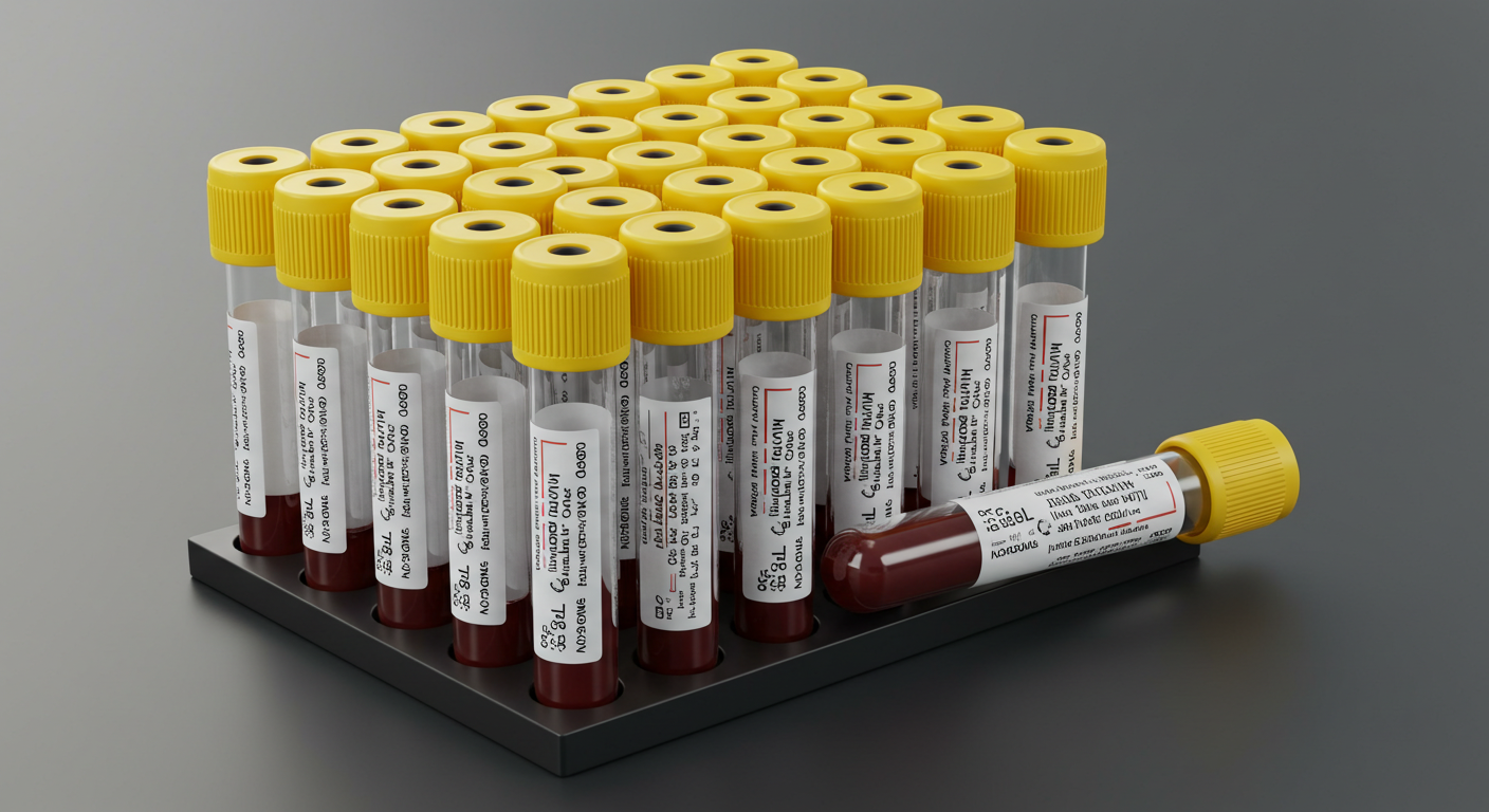 Vacuum Blood Collection Tubes- Yellow Top