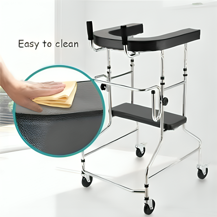Walking frame with seat