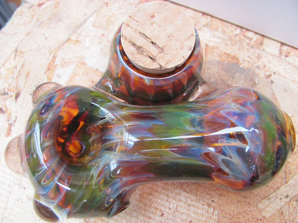 Thumbnail: Walkabout Pipe with Jar, Gemini Glass