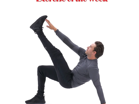 Exercise of the Week: Crab-walk Toe Touches (video included)