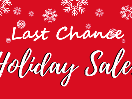 Last Chance Holiday Sale