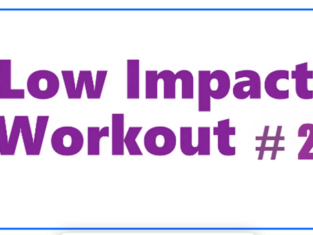 Let's Train: My 20 Minute Low Impact Workout #2 (exercise video)
