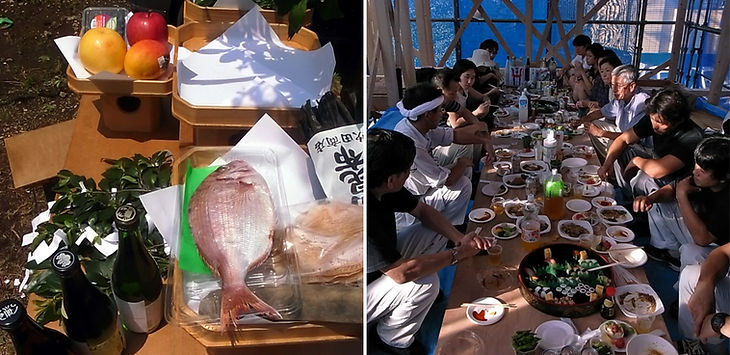 地鎮祭と上棟式