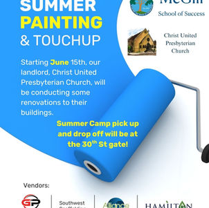 July 15 - Summer Painting & Touchup