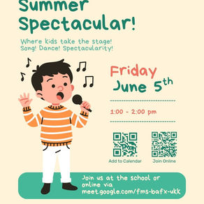 Fri Jun 5 - Summer Spectacular - 1pm