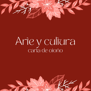 Carta de arte y cultura de otoño
