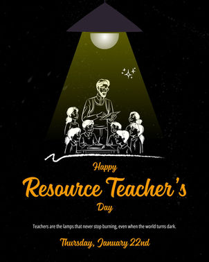 Thu Jan 22 - Resource Teacher Day