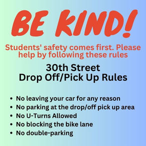 Safe Pickup/Dropoff on 30th Street
