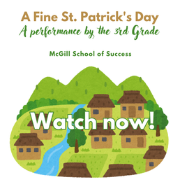 Watch: McGill's 3rd Grade Performs A Fine St Patrick's Day