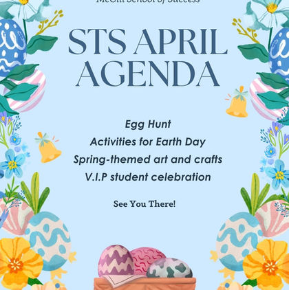 Sunrise to Sunset April Agenda