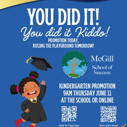 Thu Jun 11 - Kinder Promotion - 9am