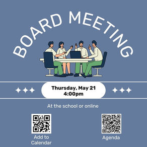 Thu May 21 - Board Meeting - 4pm