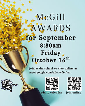 Fri Oct 16 - Leadership Awards - 8:30am