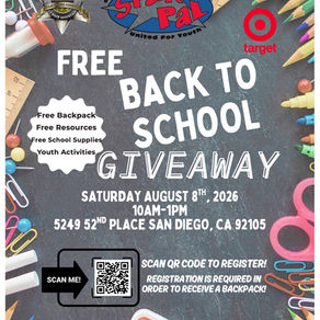 Sat Aug 8 - Back to School Giveaway - 10am - 1pm