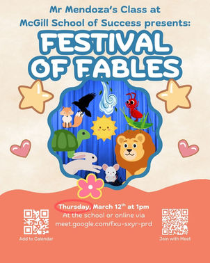 Thu Mar 12 - Festival of Fables - 1pm