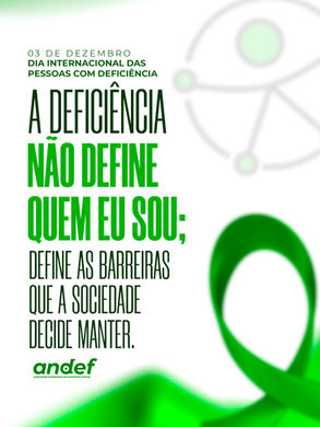 Hoje é um dia que reforça a importância de olhar para a inclusão com seriedade, respeito e responsabilidade.