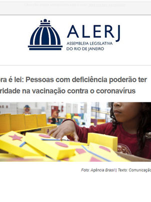Agora é lei: Pessoas com deficiência poderão ter prioridade na vacinação contra o coronavírus!