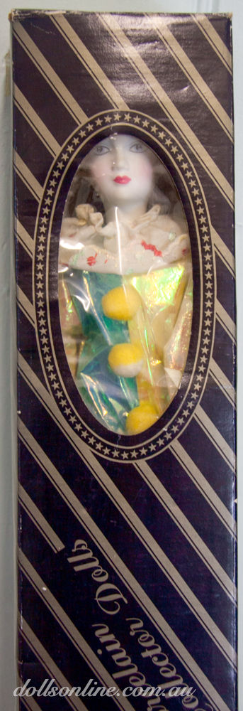 Thumbnail: Porcelain Collector Doll (Clown)