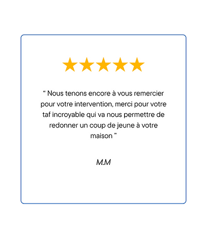 Avis google travaux de maconnerie menuiserie et metallerie