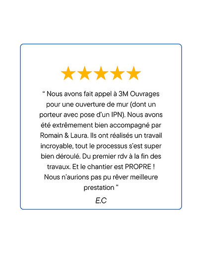 avis google sur nos travaux