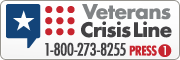 Veterans Crisis Line, 1-800-273-8255 Press 1