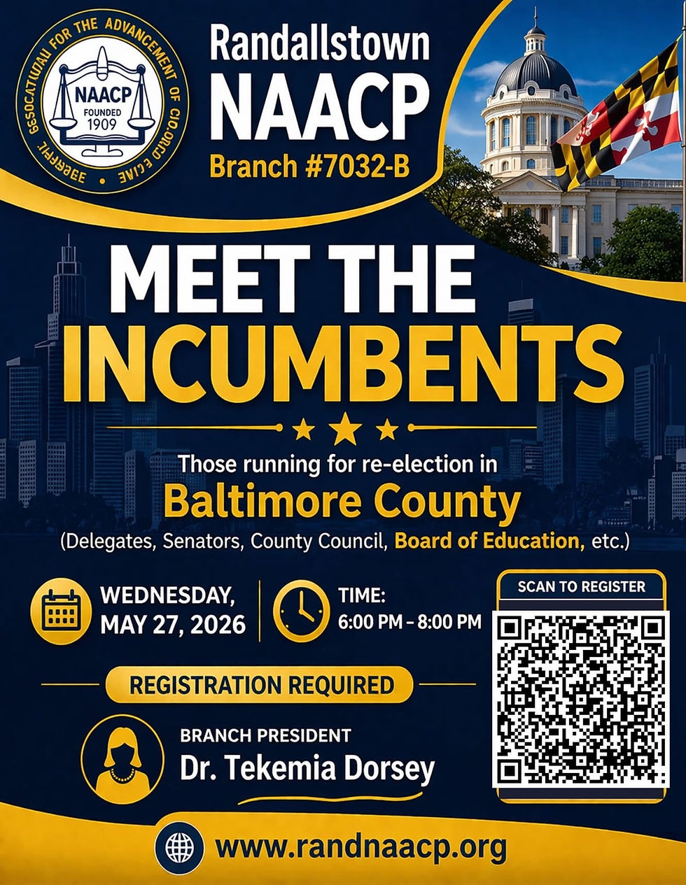 Randallstown NAACP Baltimore County Candidates Forum FAIR