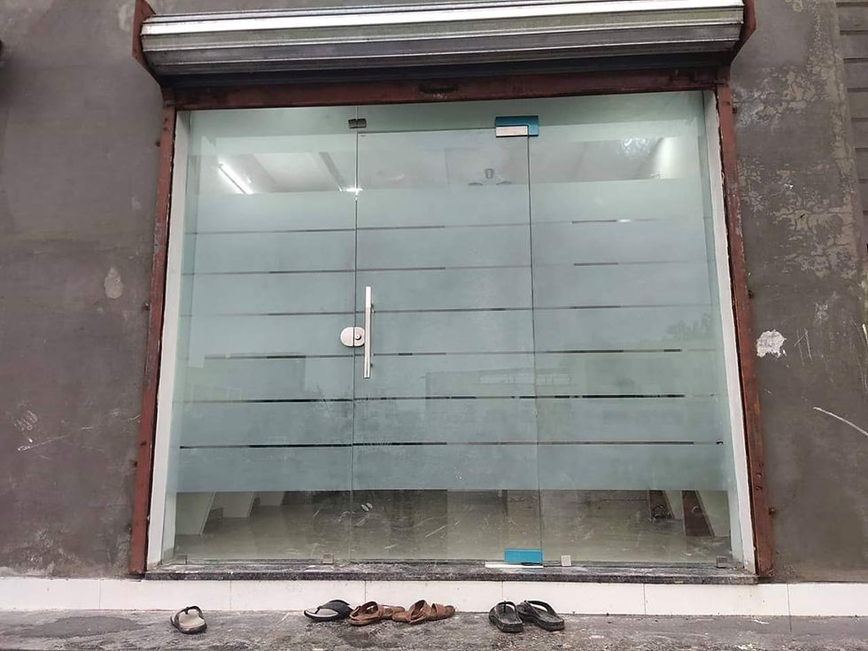 Glasswork for public art installations_