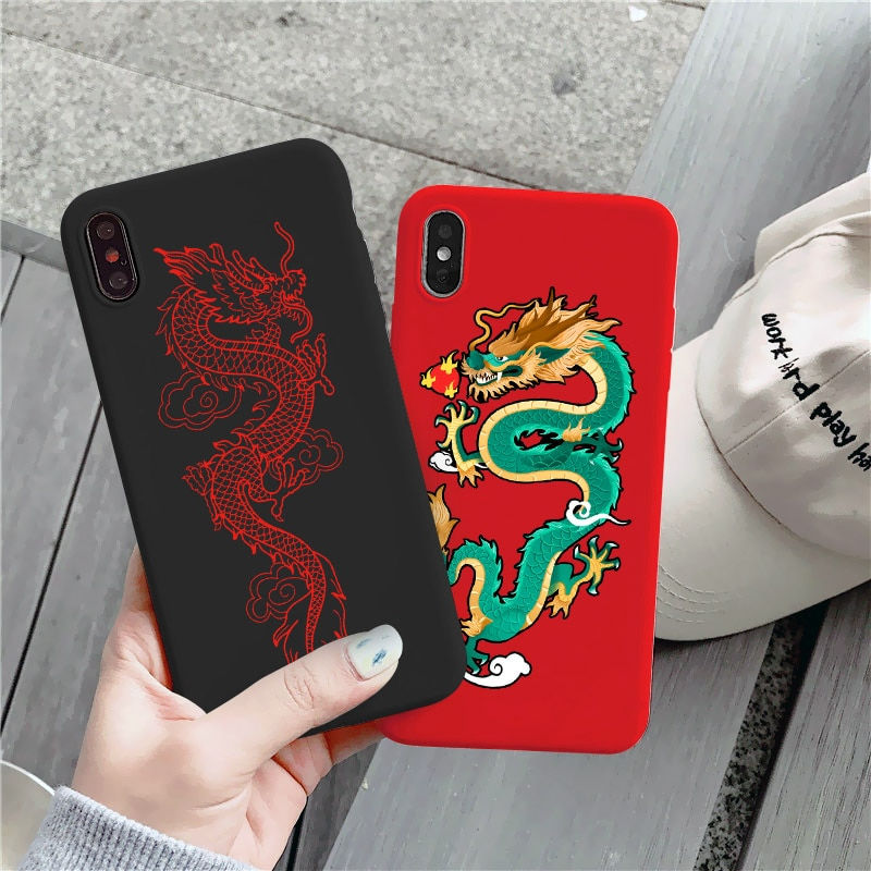 Thumbnail: yellow Dragon Phone Case