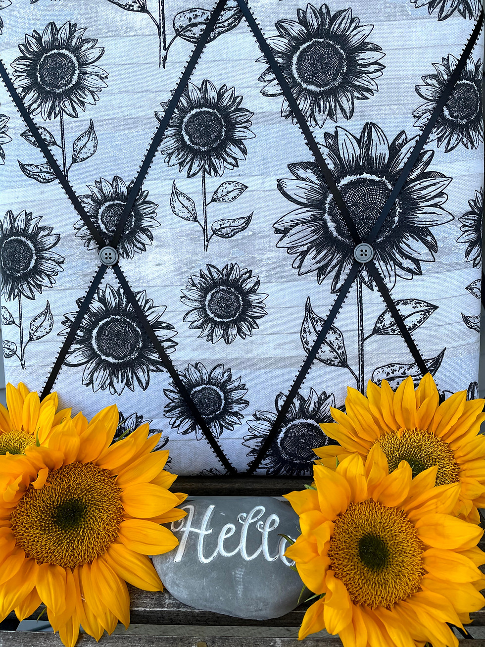 Thumbnail: Black & White Sunflowers