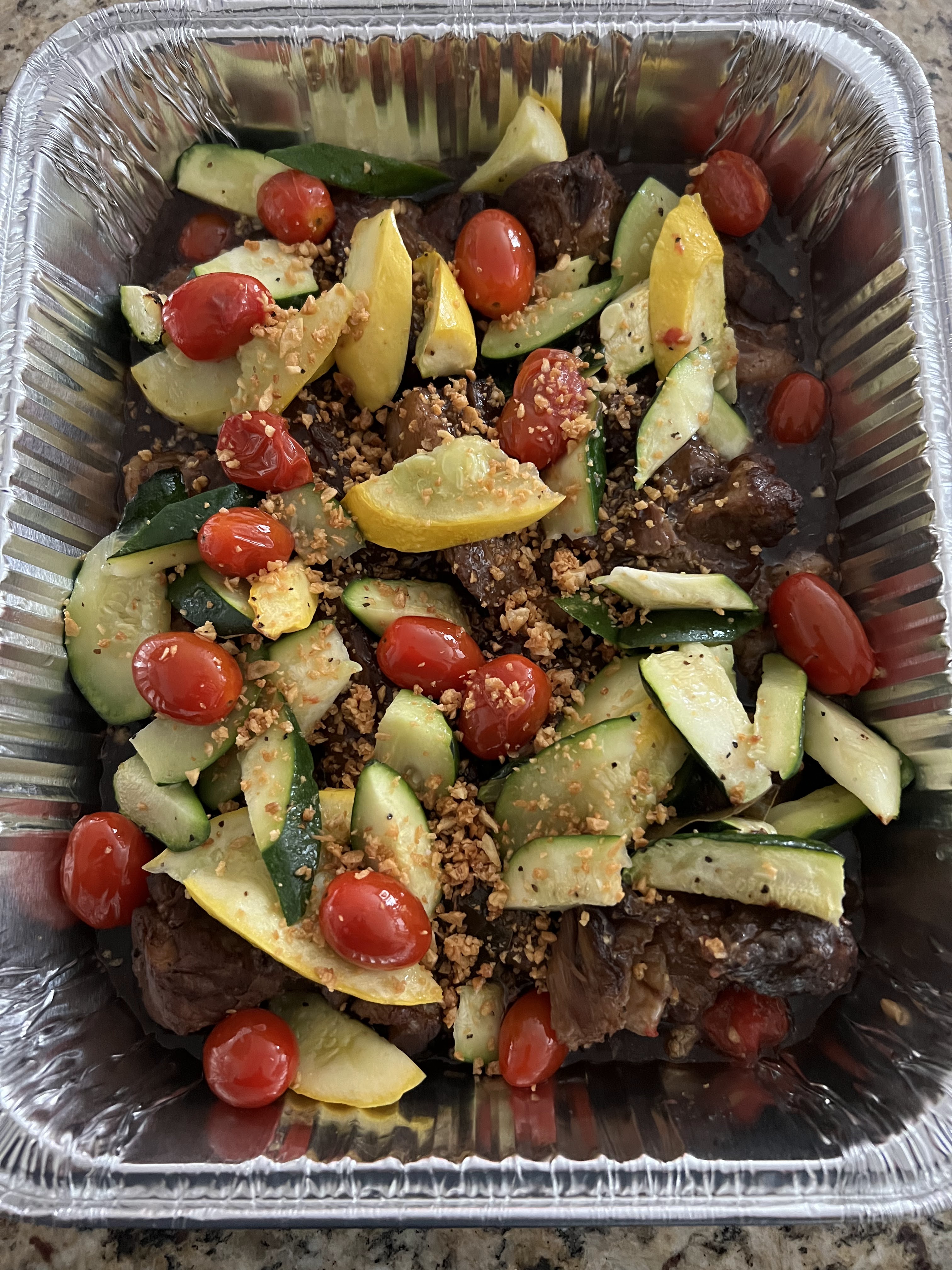 Arranged Food and Objects