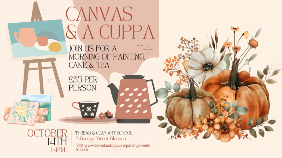 October Canvas & a Cuppa