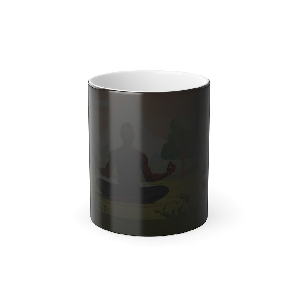 Thumbnail: Black & Blessed Mug v1, 11oz