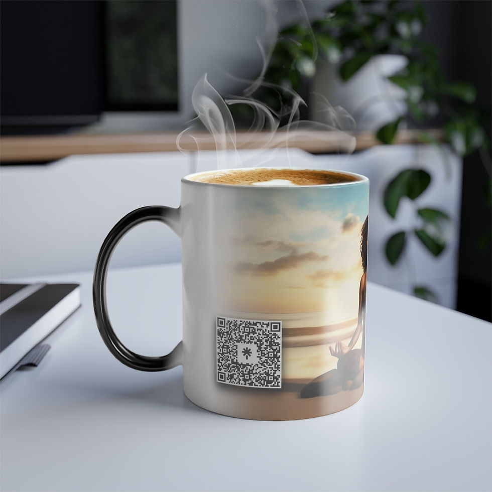 Thumbnail: Black & Blessed Mug v6, 11oz