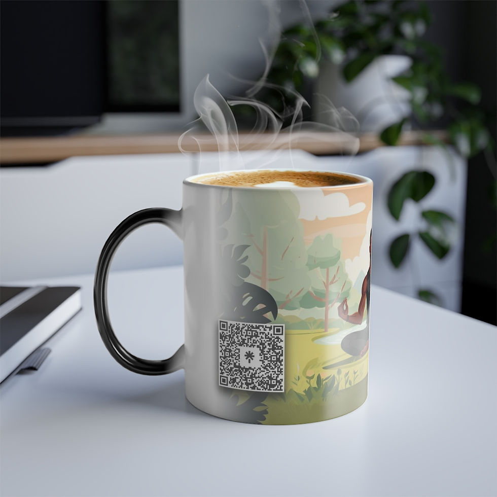 Thumbnail: Black & Blessed Mug v1, 11oz