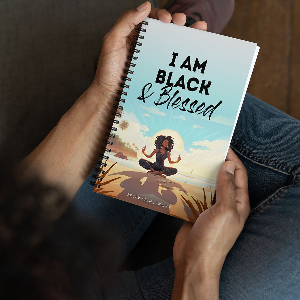 Thumbnail: Black & Blessed Notebook v1