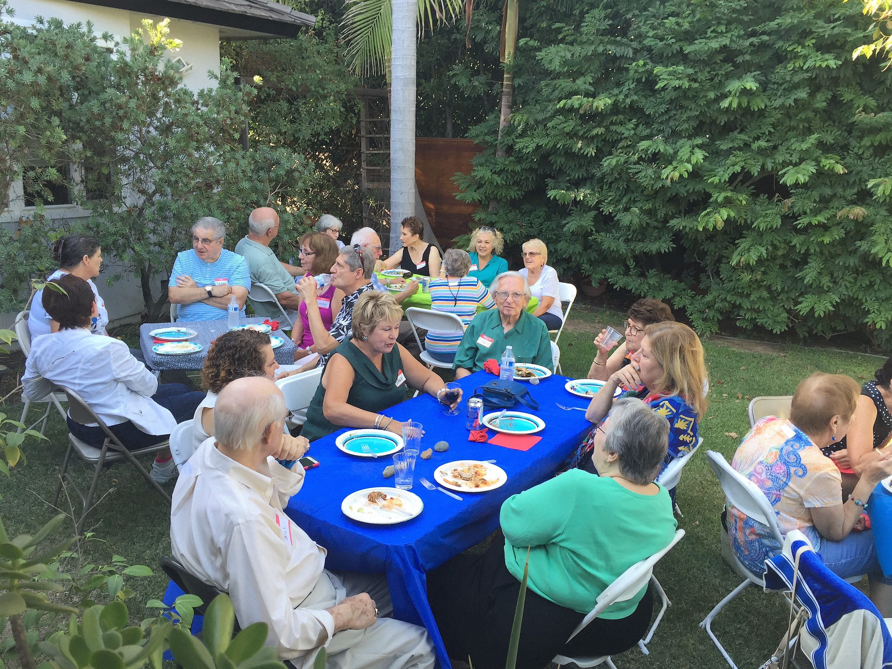 Wonderful summer potluck 2016, thanks to Audrey's hospitality