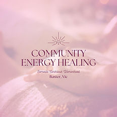 Community Energy Healing Poster