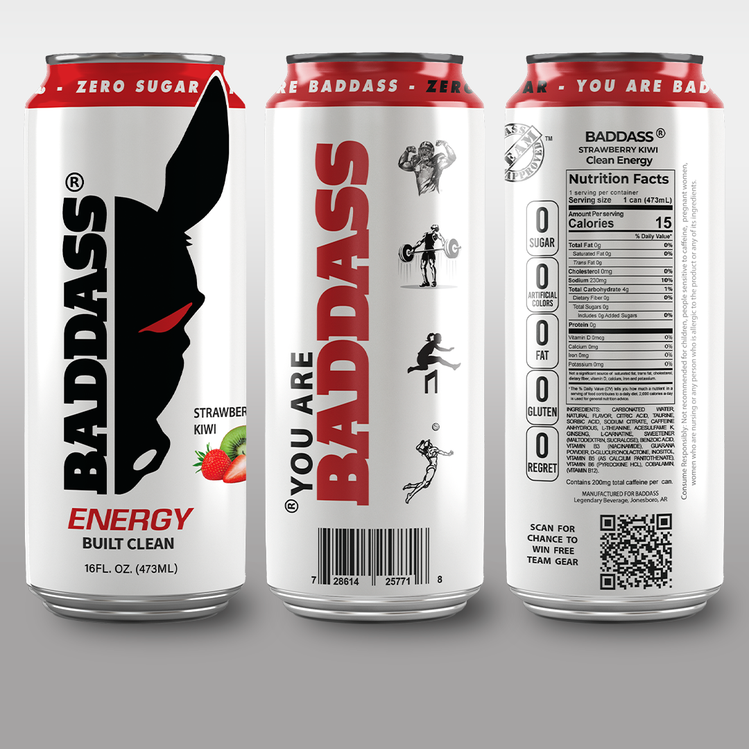 16oz Clean Energy - Strawberry Kiwi (case of 12)