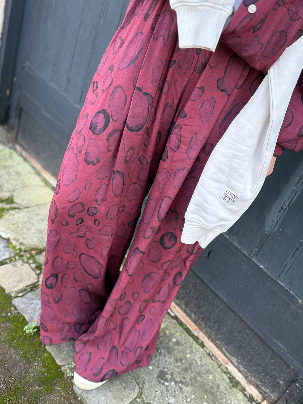 Miniature : Pantalon " ELLIE " burgundy