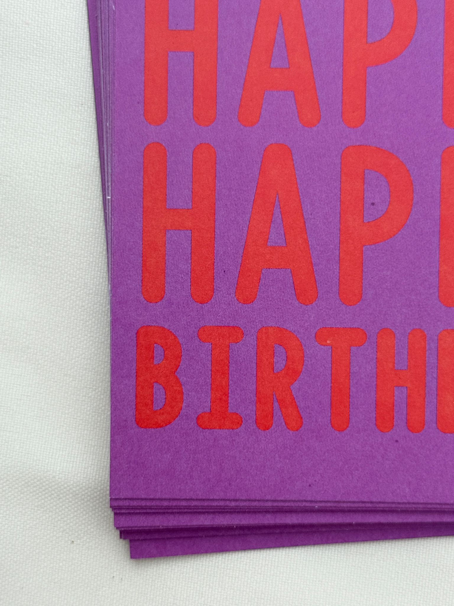 Happy birthday - violet